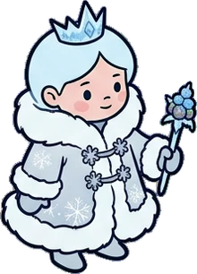 People standing, a sticker from the The Ice Palace world