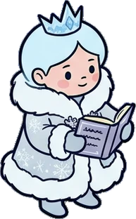 People standing, a sticker from the The Ice Palace world