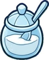 Food and drinks, a sticker from the The Ice Palace world