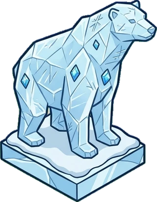 Tall pieces, a sticker from the The Ice Palace world
