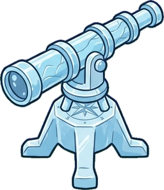 Tall pieces, a sticker from the The Ice Palace world