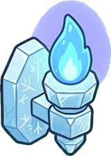 Wall lights, a sticker from the The Ice Palace world