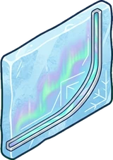 Wall lights, a sticker from the The Ice Palace world