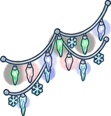 Wall lights, a sticker from the The Ice Palace world