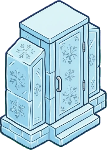 Wardrobes, a sticker from the The Ice Palace world