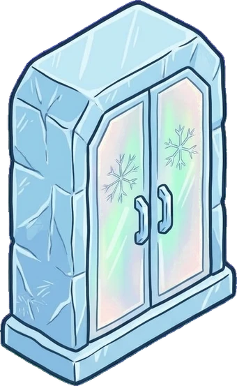 Wardrobes, a sticker from the The Ice Palace world