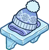 Bags, hats and shoes, a sticker from the The Ice Palace world