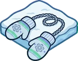 Bags, hats and shoes, a sticker from the The Ice Palace world