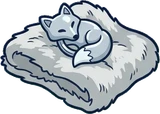 Bags, hats and shoes, a sticker from the The Ice Palace world