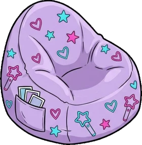 Armchairs, a sticker from the The K-Pop Bedroom world