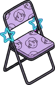 Armchairs, a sticker from the The K-Pop Bedroom world