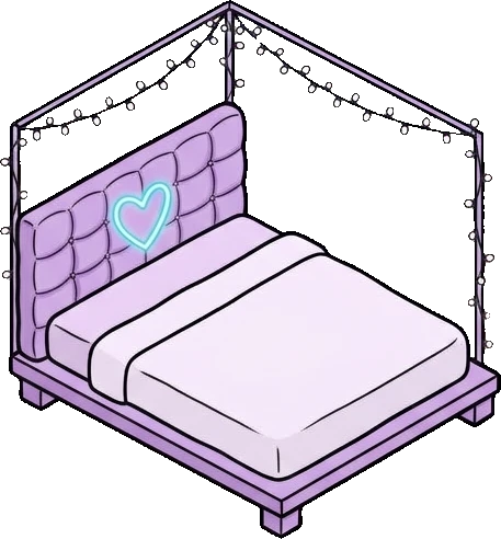 Beds, a sticker from the The K-Pop Bedroom world
