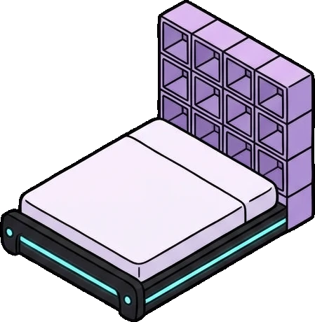 Beds, a sticker from the The K-Pop Bedroom world