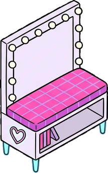 Benches, a sticker from the The K-Pop Bedroom world