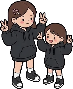 People together, a sticker from the The K-Pop Bedroom world