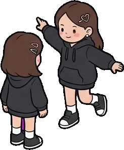 People together, a sticker from the The K-Pop Bedroom world