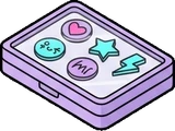 Collectibles, a sticker from the The K-Pop Bedroom world
