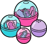 Collectibles, a sticker from the The K-Pop Bedroom world