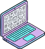 Gadgets and devices, a sticker from the The K-Pop Bedroom world