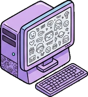 Gadgets and devices, a sticker from the The K-Pop Bedroom world