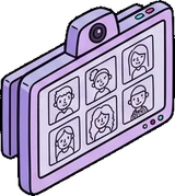 Gadgets and devices, a sticker from the The K-Pop Bedroom world