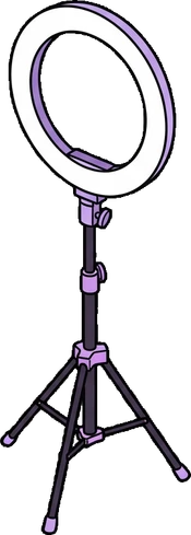 Floor lamps, a sticker from the The K-Pop Bedroom world