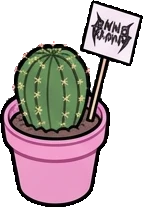 Small plants, a sticker from the The K-Pop Bedroom world