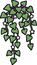 Small plants, a sticker from the The K-Pop Bedroom world