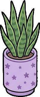 Small plants, a sticker from the The K-Pop Bedroom world