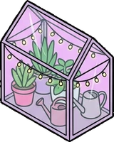 Small plants, a sticker from the The K-Pop Bedroom world