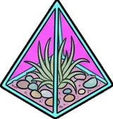 Small plants, a sticker from the The K-Pop Bedroom world