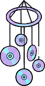 Garlands and hanging things, a sticker from the The K-Pop Bedroom world