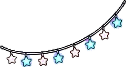 Garlands and hanging things, a sticker from the The K-Pop Bedroom world