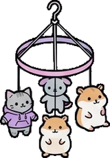 Garlands and hanging things, a sticker from the The K-Pop Bedroom world