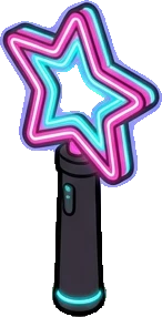 Hobby gear, a sticker from the The K-Pop Bedroom world