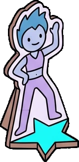 Big floor pieces, a sticker from the The K-Pop Bedroom world