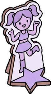 Big floor pieces, a sticker from the The K-Pop Bedroom world