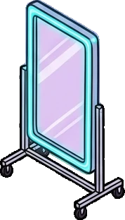 Big floor pieces, a sticker from the The K-Pop Bedroom world