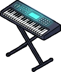 Big floor pieces, a sticker from the The K-Pop Bedroom world