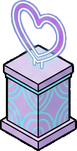 Big floor pieces, a sticker from the The K-Pop Bedroom world