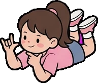 People lying down, a sticker from the The K-Pop Bedroom world