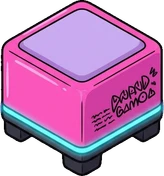 Poufs and ottomans, a sticker from the The K-Pop Bedroom world