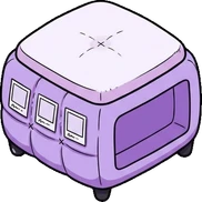 Poufs and ottomans, a sticker from the The K-Pop Bedroom world