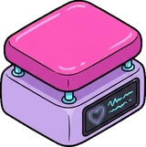 Poufs and ottomans, a sticker from the The K-Pop Bedroom world