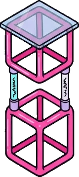 Pedestals and plant stands, a sticker from the The K-Pop Bedroom world