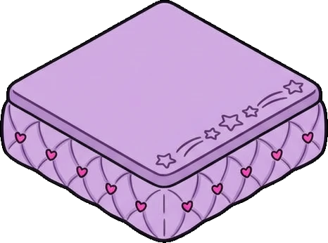 Platforms and daises, a sticker from the The K-Pop Bedroom world