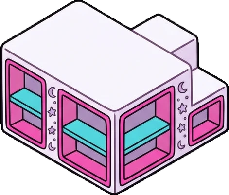 Platforms and daises, a sticker from the The K-Pop Bedroom world