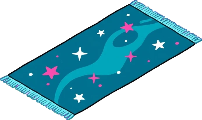 Rugs, a sticker from the The K-Pop Bedroom world