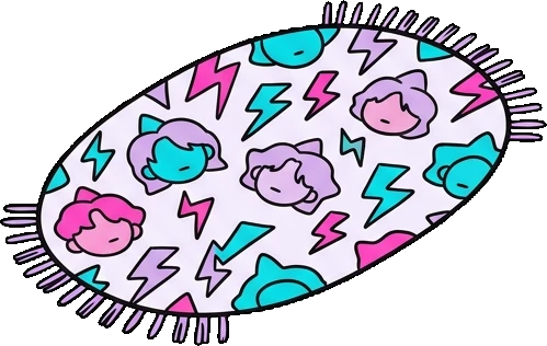 Rugs, a sticker from the The K-Pop Bedroom world
