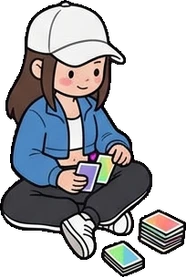 People sitting, a sticker from the The K-Pop Bedroom world